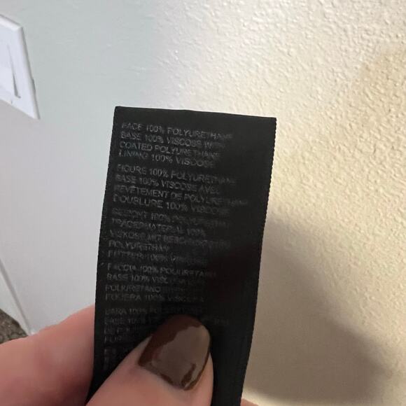 Free People Maisie Vegan Leather Mini Skirt Black Size 6 - Picture 6 of 6